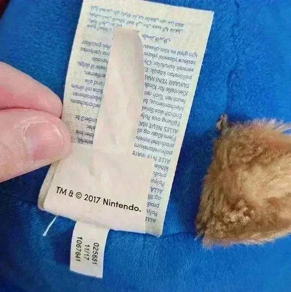 Build A Bear Super Mario Bear with working button/theme song 2017 Red/Blue/Brown - Picture 4 of 6